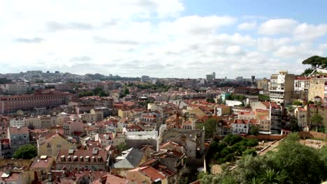 ,-Time-Lapse-Panorama-de-Lisboa,-Portugal