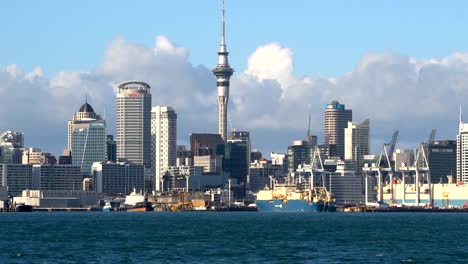 City-center-of-Auckland,-New-Zealand