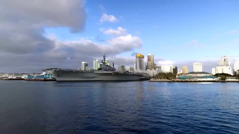 Day-Establishing-Shot-of-USS-Midway-in-San-Diego