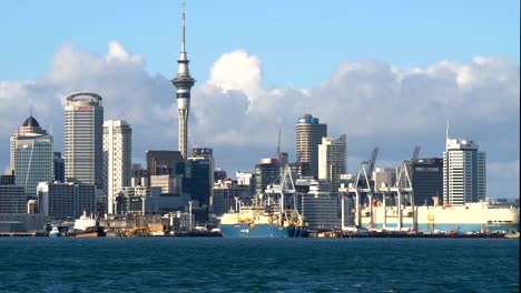 City-center-of-Auckland,-New-Zealand