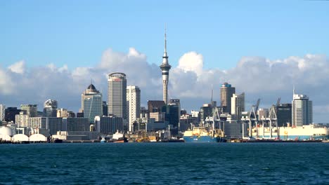 City-center-of-Auckland,-New-Zealand