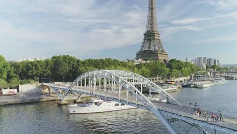 Aerial-view-of-Paris-with-Seine-river