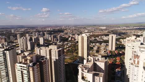 Antena-ciudad-vista-de-Ribeirao-Preto,-Sao-Paulo,-Brasil