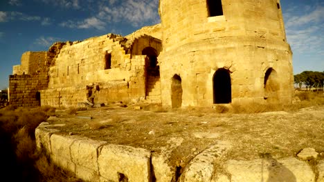 ancient-ruined-castle-on-the-border-of-Syria-and-Turkey