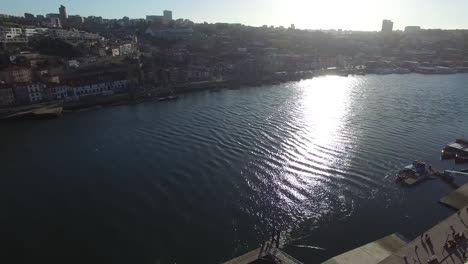 Aerial-View-of-Porto,-Portugal