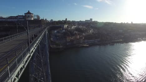 Aerial-View-of-Porto,-Portugal