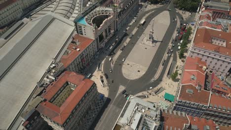 portugal-sunny-day-lisbon-city-famous-restorerâs-square-aerial-panorama-4k