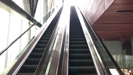 Up-and-down-escalators-moving