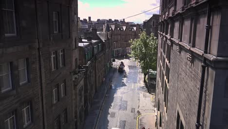 Blick-auf-die-Skyline-Stadtzentrum-von-Edinburgh,-Schottland,