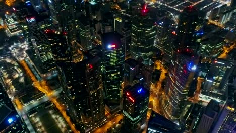 Escena-aérea-de-la-ciudad-de-Singapur-4k-video