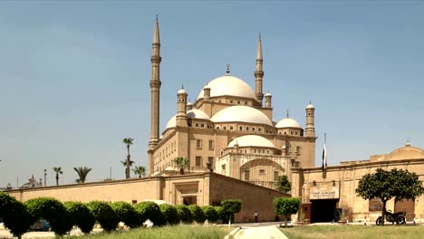 morning-view-of-the-alabaster-mosque-in-cairo,-egypt