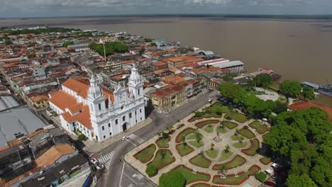 Aerial-view-of-Belém-old-town