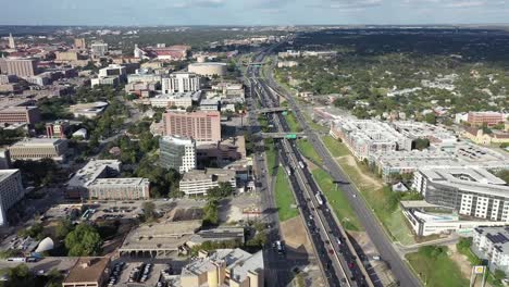 Aéreas-del-centro-de-Austin,-Texas