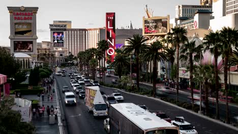 Las-Vegas-Strip-in-der-Dämmerung-Zeitraffer