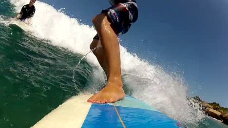 CLOSE-UP:-Young-man-catching-waves-in-Sri-Lanka