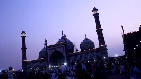 DELHI,-INDIA---CIRCA-AUGUST-2011:-Jama-masjid