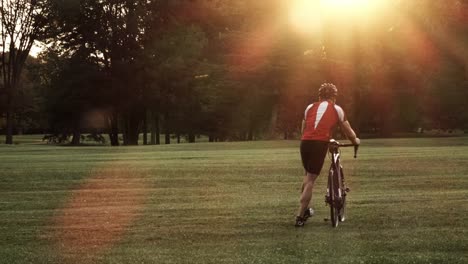 Cyclist-training-for-cyclocross.