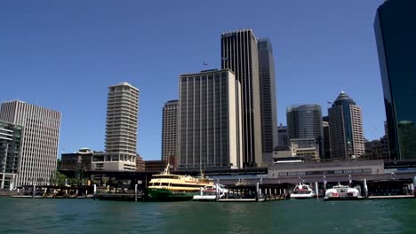 Arriving-at-Circular-Quay-filmed-from-a-ferry