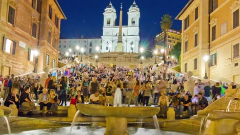 italy-rome-city-famous-night-illumination-spanish-steps-fountain-panorama-4k-time-lapse