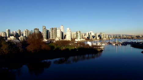 Rising-aerial-of-downtown-and-granville-island