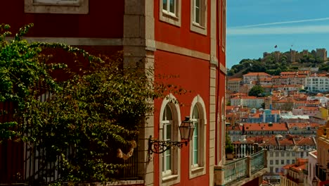 Establishing-shot-of-Lisbon,-Portugal