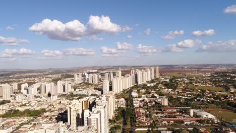 Aerial-View-of-Ribeirao-Preto-city,-Sao-Paulo,-Brazil