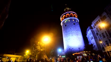 Barrio-de-torre-de-Galata-de-Estambul-Turquía