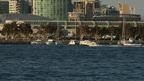 Cityscape-of-San-Diego-downtown,-California,-USA