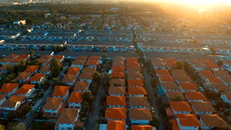 aerial-view-of-home-village-in-bangkok-thailand