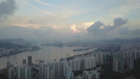 Hong-Kong-City-sunrise-scene