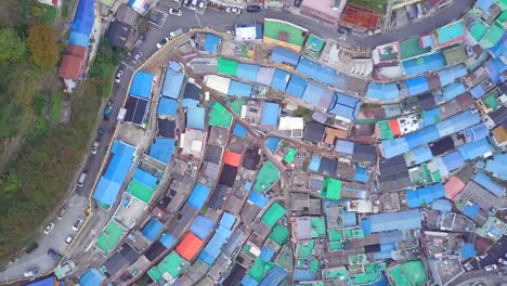 Aerial-view-Gamcheon-Culture-Village-in-Busan-South-Korea