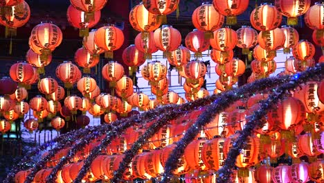 Chinesische-Laterne-für-Feiern-Chinese-New-Year,-chinesische-rote-Laterne-für-Feiern-Frühlingsfest