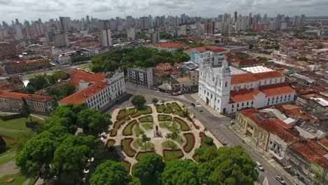 Aerial-view-of-Belém-old-town