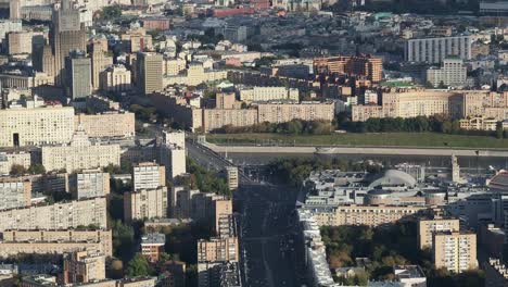 Luftaufnahme-der-Bolshaya-Dorogomilovskaya-Straße-in-Moskau