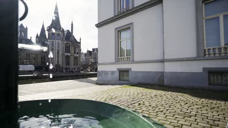 Fountain-in-historic-centre-of-ghent.