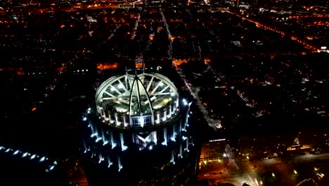 Timelapse-der-Skyline-von-Boston-bei-Nacht