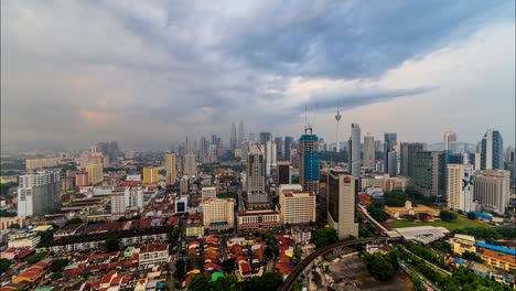 Time-lapse-Kuala-Lumpur-city-skyline