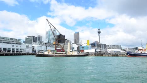 Skyline-von-Auckland,-Neuseeland