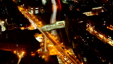 Aerial-timelapse-of-the-Boston-Skyline-at-night-with-zoom