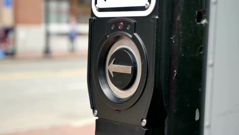 Boston-Pedestrian-Presses-Crosswalk-Button