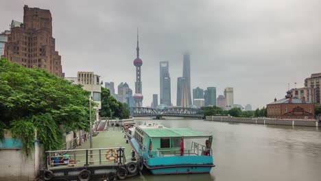 china-shanghai-city-famous-gulf-ship-park-downtown-panorama-4k-time-lapse