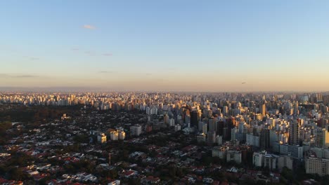 Aerial-View-of-Sao-Paulo-Stadt,-Brasilien