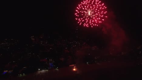 Flying-Around-Fireworks