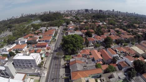 Vista-aérea-de-San-Pablo,-Brasil,-en-el-centro-de-la-ciudad