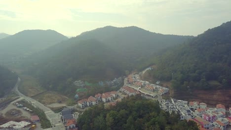 Antenne-Dorf-von-Südkorea