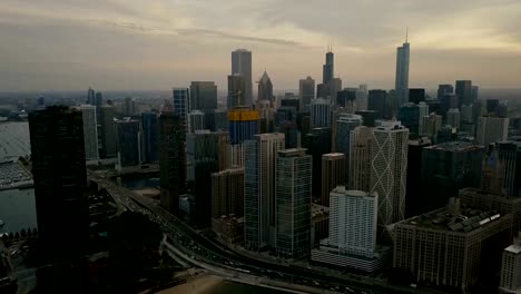 Aerial-Skyline-von-Chicago