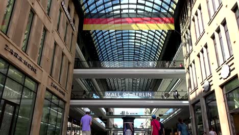 Mall-of-Berlin,-is-a-shopping-mall-in-Berlin-circa-20th-July-2016