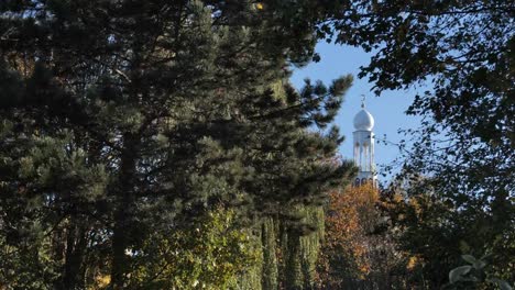 Minarett-der-Moschee.