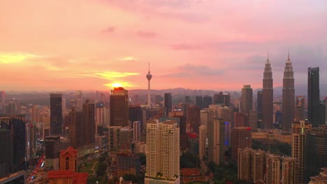 sunset-time-kuala-lumpur-downtown-construction-aerial-panorama-timelapse-4k-malaysia