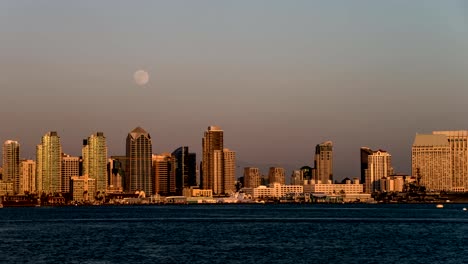 San-Diego-City-Skyline-Twilight-Moonrise-Time-Lapse